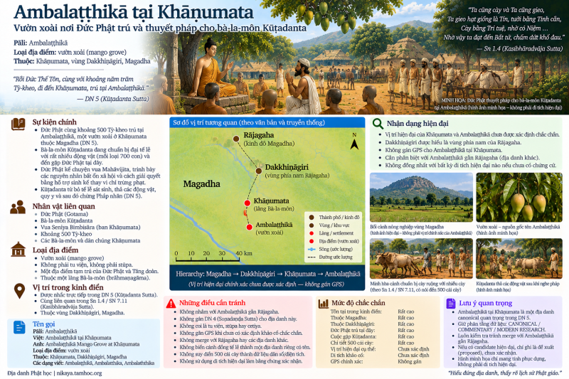 Ambalaṭṭhikā tại Khāṇumata