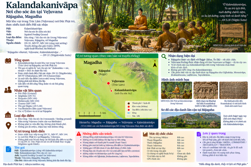 Kalandakanivāpa (Nơi cho sóc ăn)