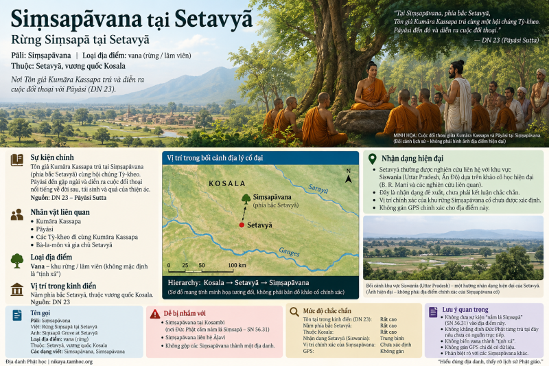 Siṃsapāvana tại Setavyā